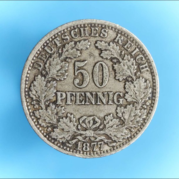 Tyskland 50 Pfennigs 1877 A