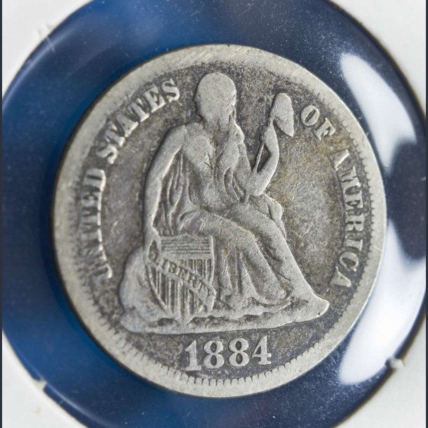USA 10 cents 1884