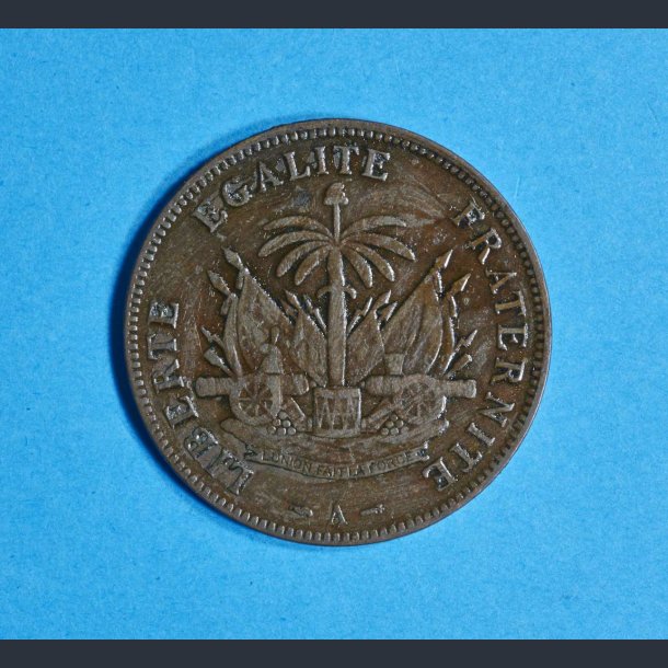 2 Centimes 1894 - Haiti