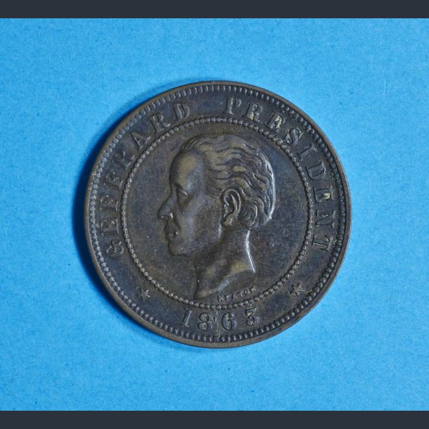 20 Centimes 1863 - Haiti