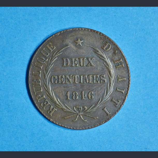 2 Centimes 1846 - Haiti (AN 43)