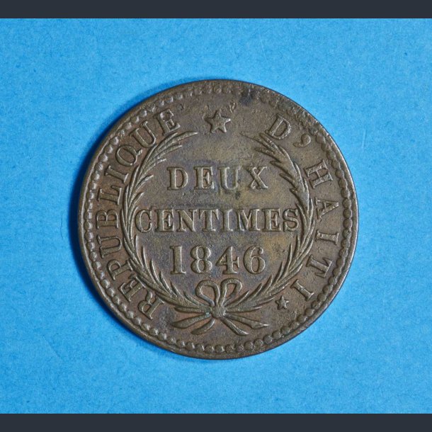 2 Centimes 1846 - Haiti (AN.43*)