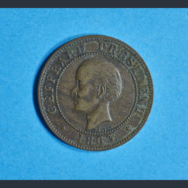 10 Centimes 1863 - Haiti