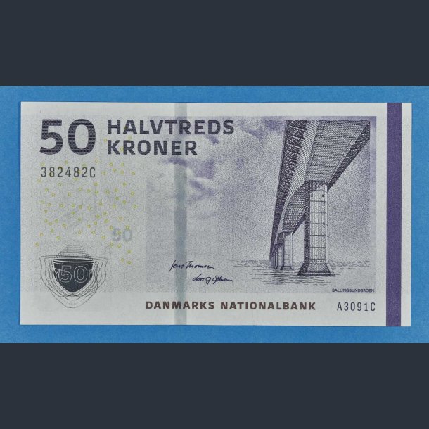 Danmark 50 kr. 2009 A3 - Jens Thomsen - kv.0