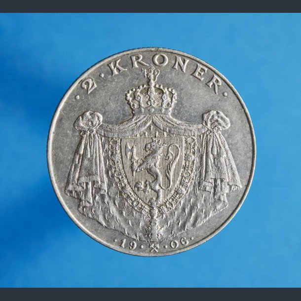 Norge 2 Kroner 1906 - Haakon VII 