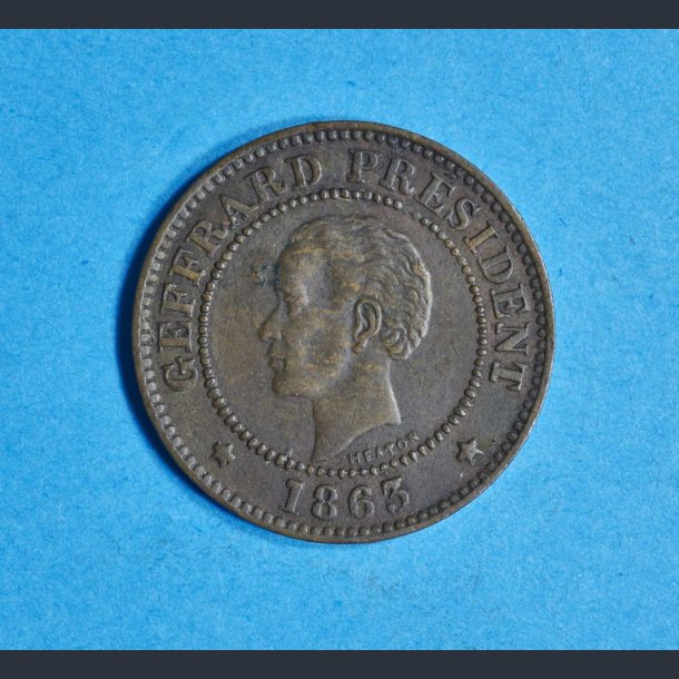 5 Centimes 1863 - Haiti