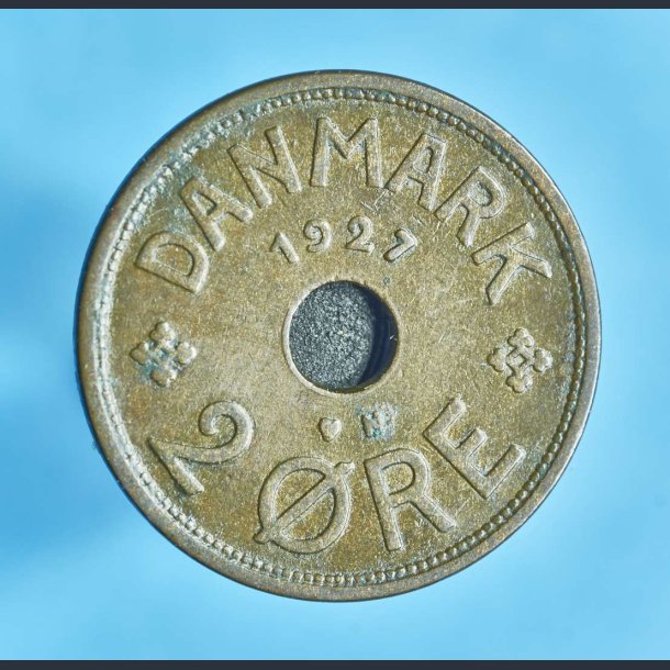 Danmark 2 re 1927 N - Middel kvalitet