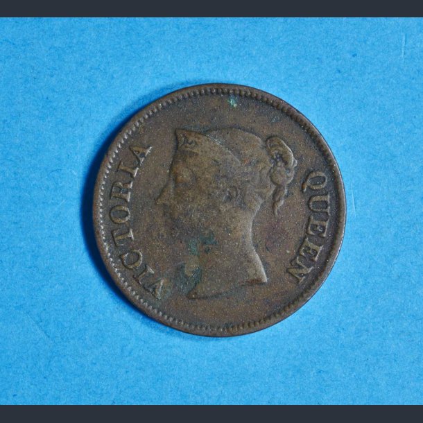 1/4 Cent 1845 - Straits Settlements (Britisk Malaysia)