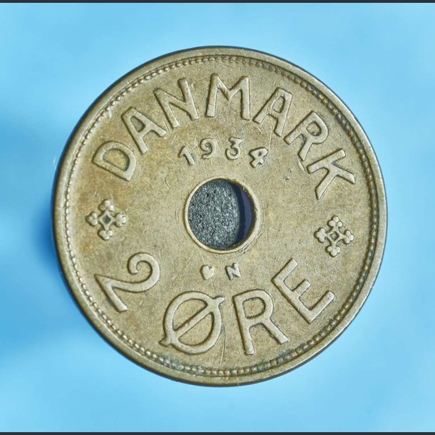 Danmark 2 re 1934 - middel kvalitet