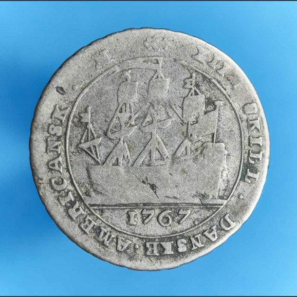 Dansk Vestindien 12 skilling 1767