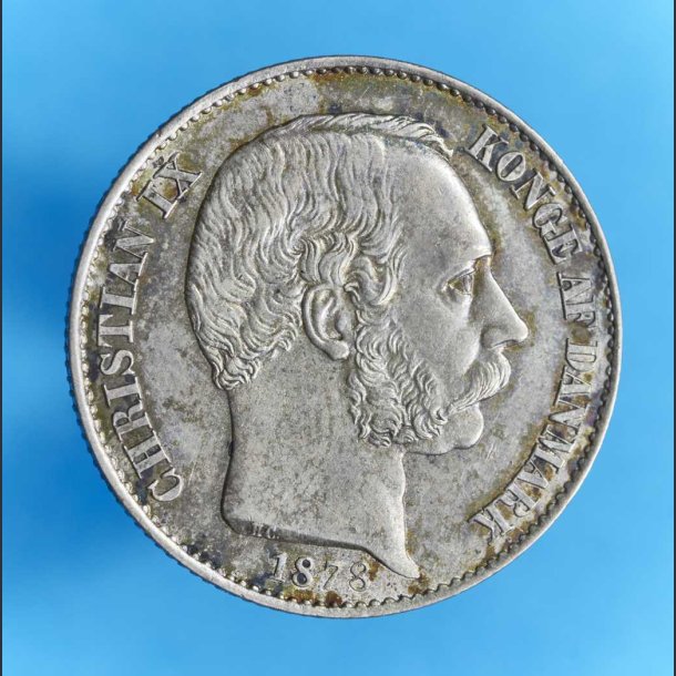 Dansk Vestindien 20 cent 1878 - kv. 1+