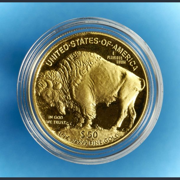 USA American Buffalo 2006 1 oz Proof - i skrin med certifikat. 