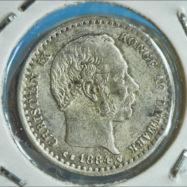 Danmark 10 re 1884 - Smuk