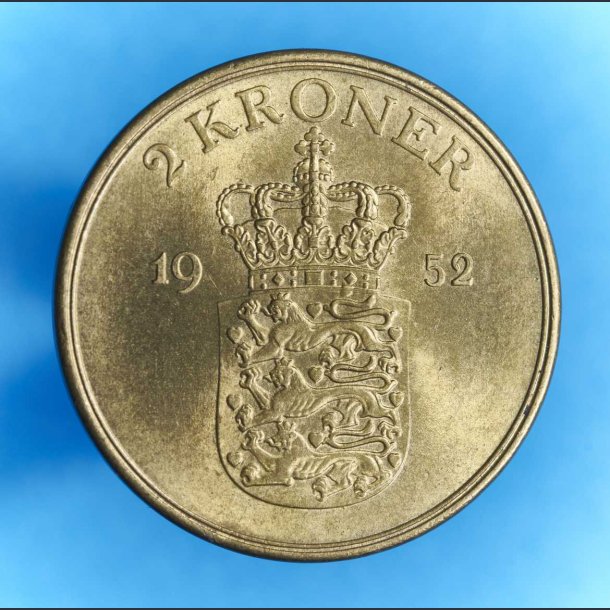 Danmark 2 kr. 1952 - kv. 0