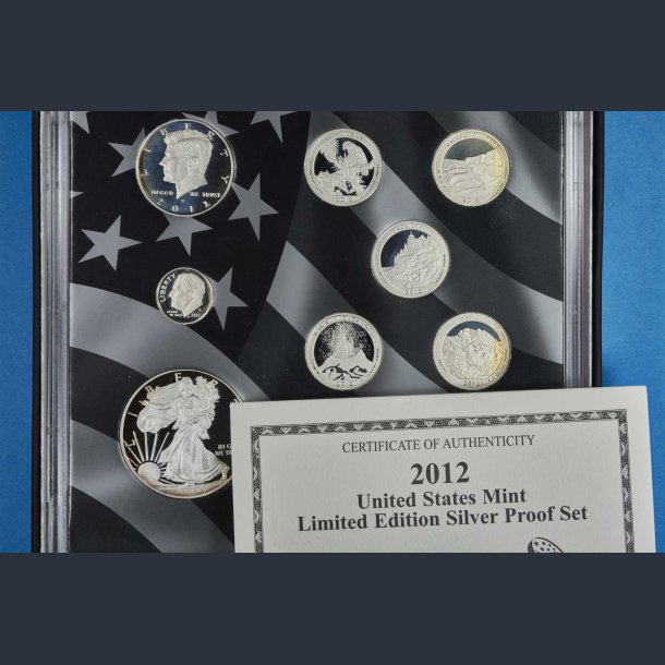 USA 2012 Silver Proof Set - United States Mint Limited Edition