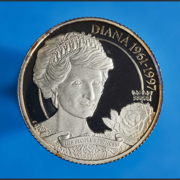 Gibraltar 1/5 oz crown 2021 - Diana 60 The English Rose