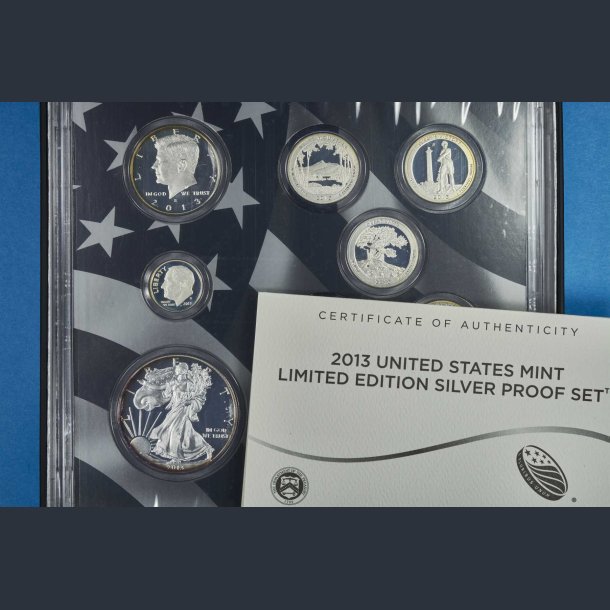 USA 2013 Silver Proof Set - United States Mint Limited Edition