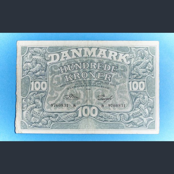 Danmark 50 Kr. 1948 Kv. 1+ - Riim/Pugh