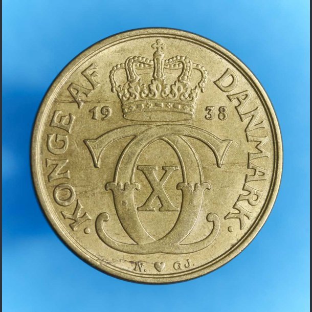 Danmark 1 kr. 1938 - kv. 01/1++