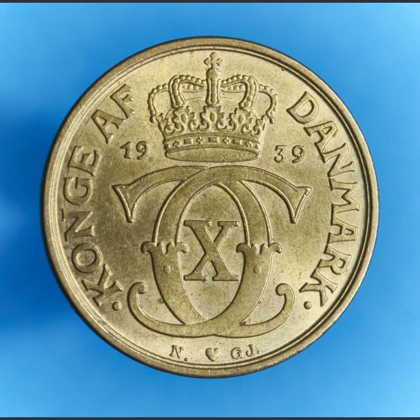 Danmark 1 kr. 1939 - kv.0/01