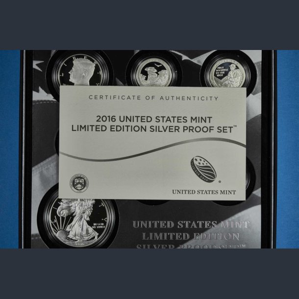 USA 2016 Silver Proof Set - United States Mint Limited Edition