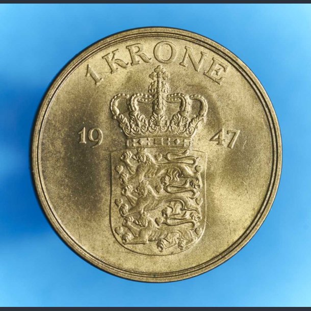 Danmark 1 kr. 1947 Fr.9 - kv.0