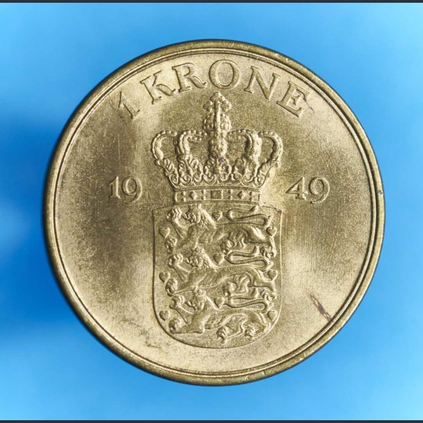 Danmark 1 kr. 1949 - kv.0/01