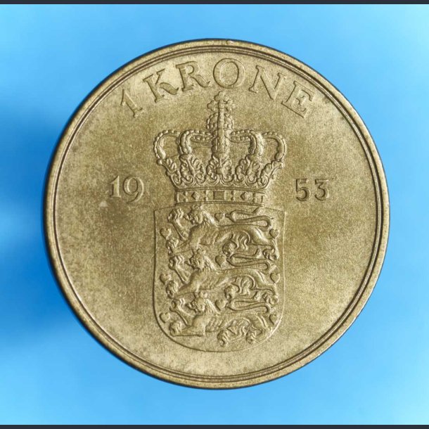 Danmark 1 kr. 1953 - flot