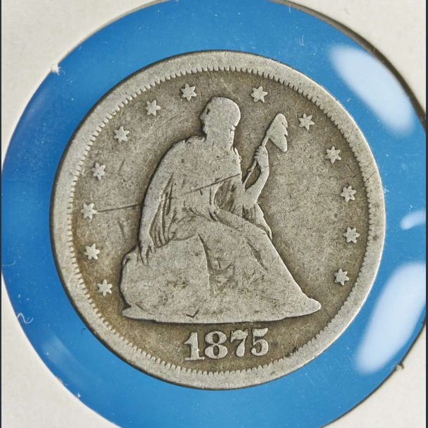 USA 20 cents 1875 S