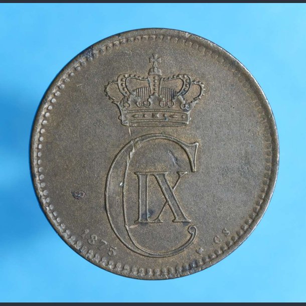 Danmark 5 re 1875 - kv.1+