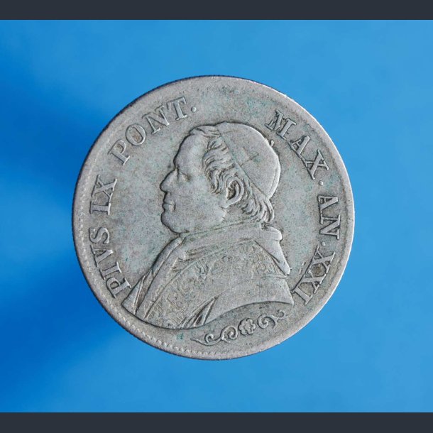 Italien 1 Lira 1866 - Pius IX