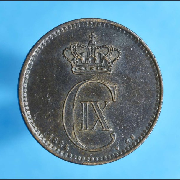 Danmark 5 re 1884 - kv.01/1++