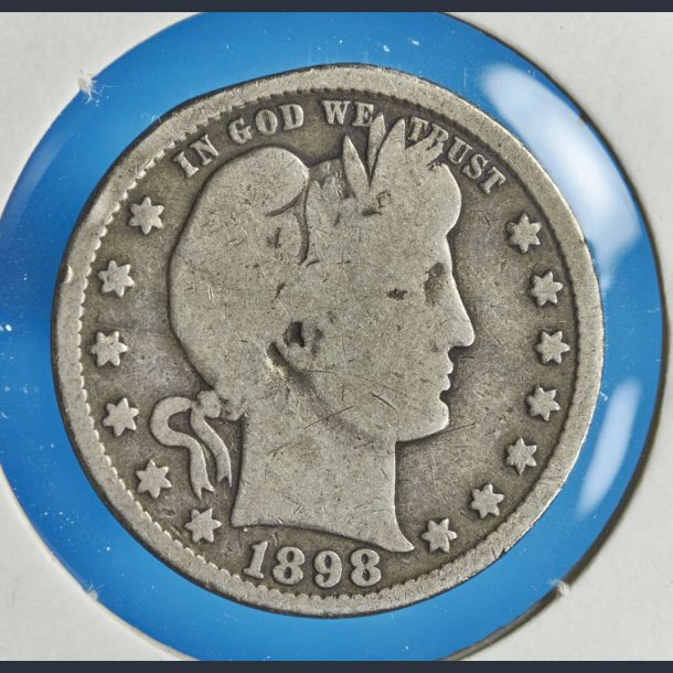 USA quarter 1898