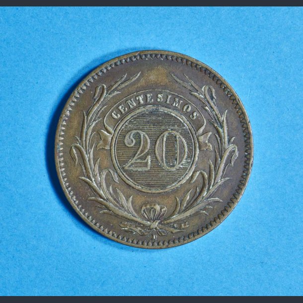 20 Centesimos 1857 - Uruguay