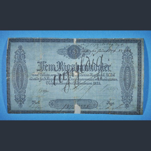 5 Rigsbankdaler 1835 - kv.2
