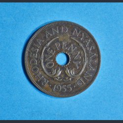 One Penny 1955 - Rhodesia