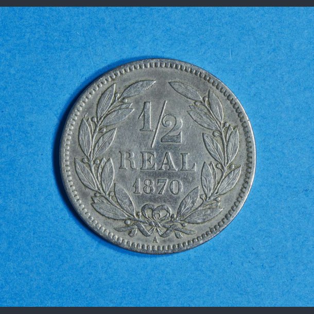 1/2 Real 1870 - Honduras