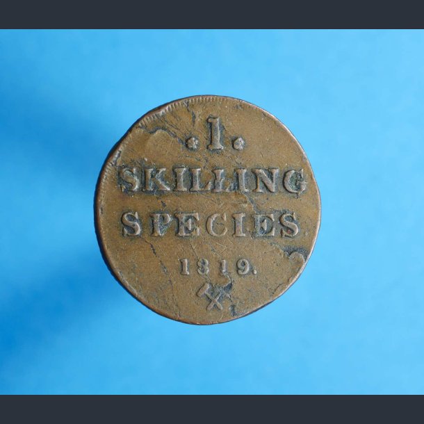 Norge 1 Skilling Species 1819 - Carl XIV 