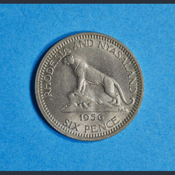 Six Pence 1956 - Rhodesia