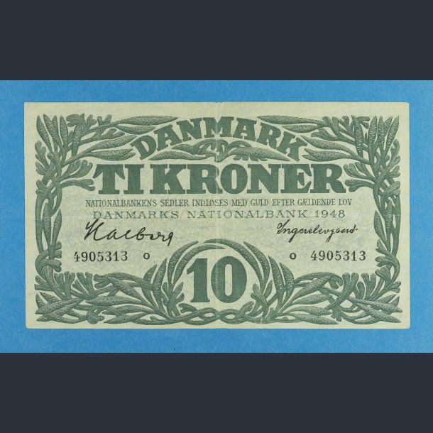 Danmark 10 kr. 1948 - Halberg/Ingerslevgaard - kv. 1+