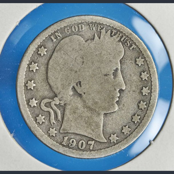 USA quarter 1907 D