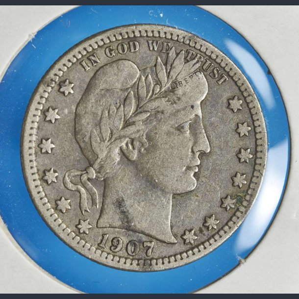 USA quarter 1907 