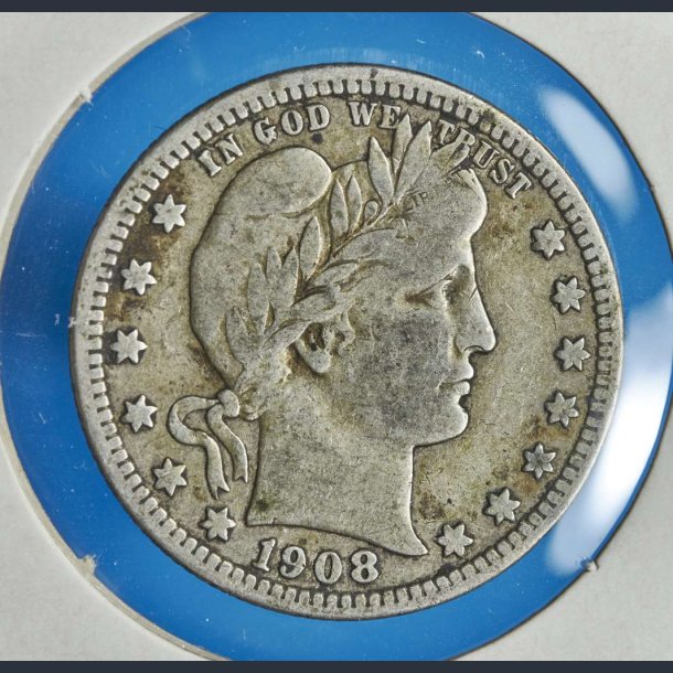 USA quarter 1908 D