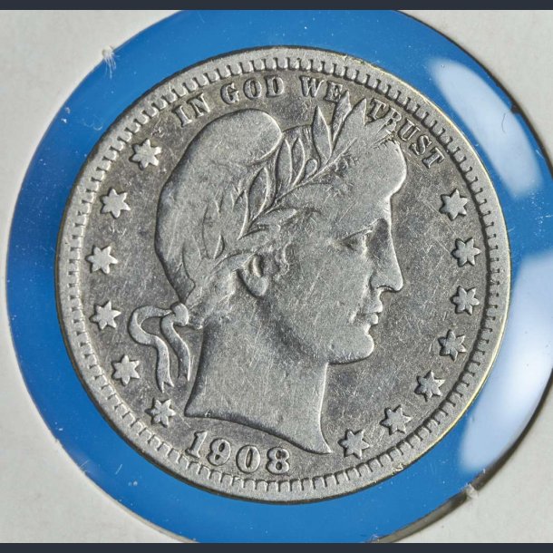 USA quarter 1908 D