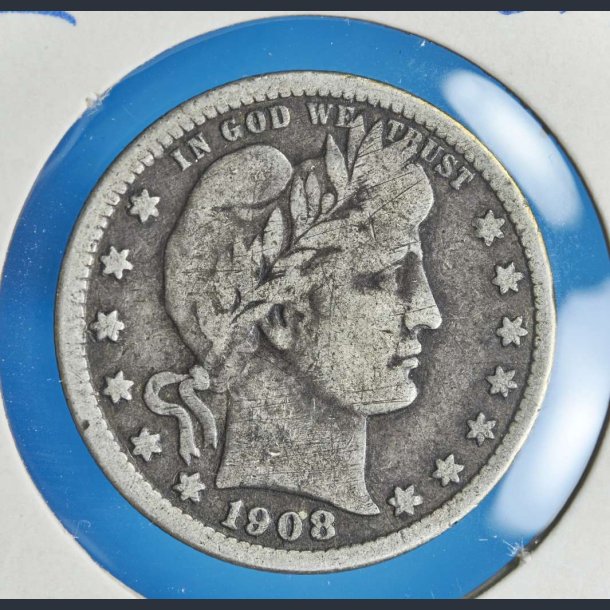 USA quarter 1908 