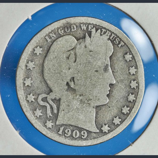 USA quarter 1909 D