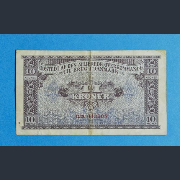 10 Kroner 1945 "Allierede Overkommando"