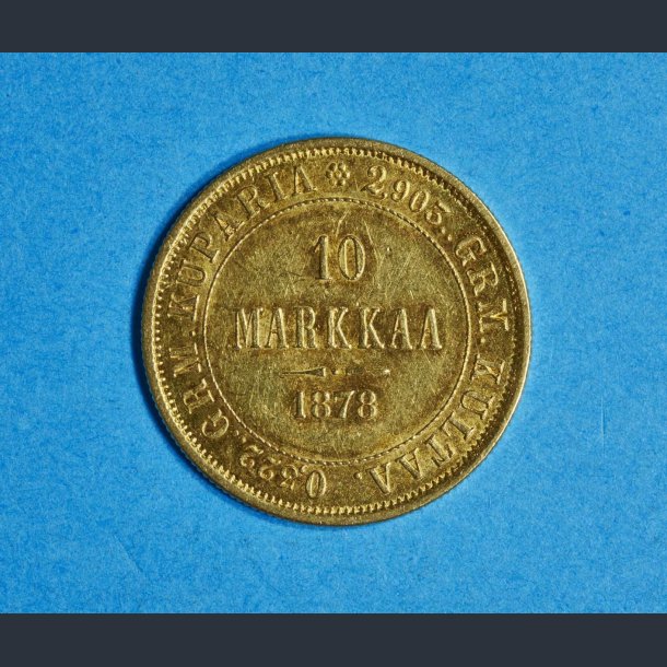 10 Markkaa 1878