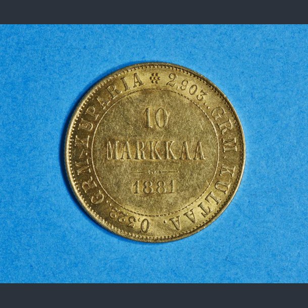 10 Markkaa 1881