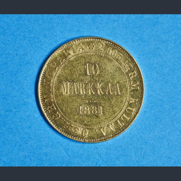 10 Markkaa 1881